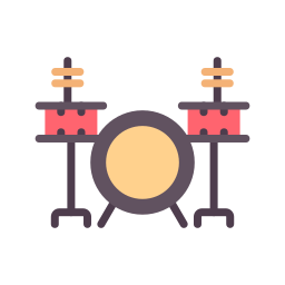 Drum set icon