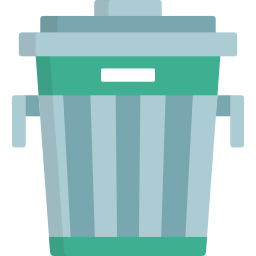 Trash can icon