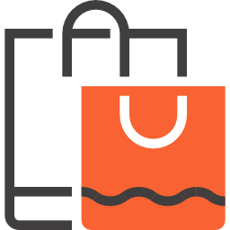 Shopping bags icon