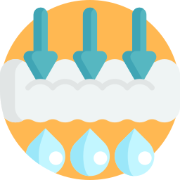 Moisture wicking fabric icon