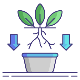 Potting soil icon