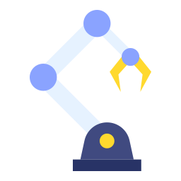 Robotic arm icon