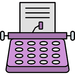 Typewriter icon