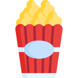 pop corn Icône