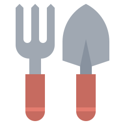 Gardening tools icon