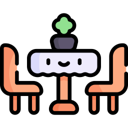 Dinner table icon