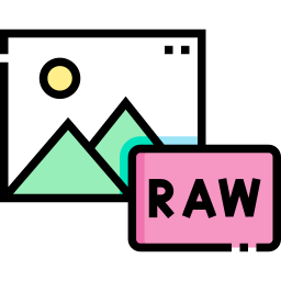 Raw file icon