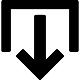 Download interface sign icon