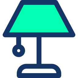 Desk lamp icon