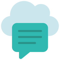 cloud-messaging icon