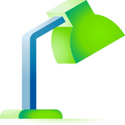 Desk lamp icon