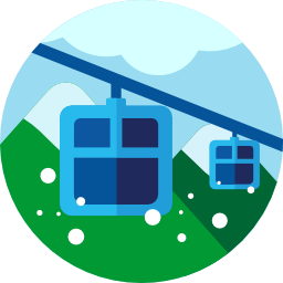 Cable car cabin icon