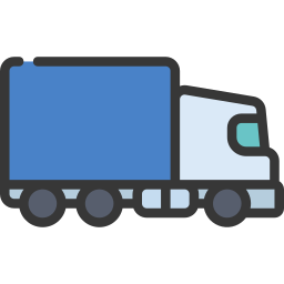 Semi truck icon