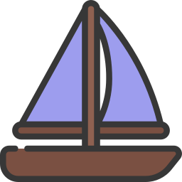 Sail boat icon