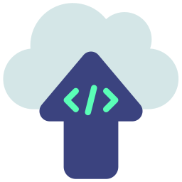 Cloud upload icon