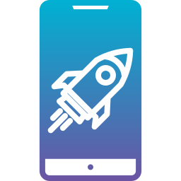 Rocket launch icon