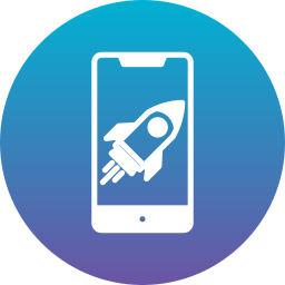 Rocket launch icon