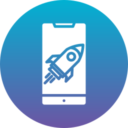 Rocket launch icon