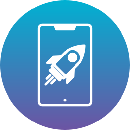 Rocket launch icon