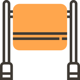 Towel rack icon