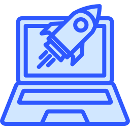 Rocket launch icon