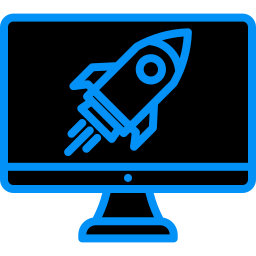 Rocket launch icon