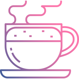 Hot coffee icon