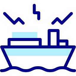 bateau de croisière Icône