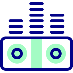 les ondes sonores Icône