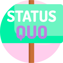 status quo Ícone