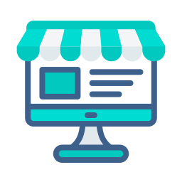 Online shop icon