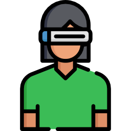 Virtual reality icon