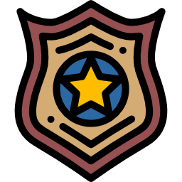 Police badge icon