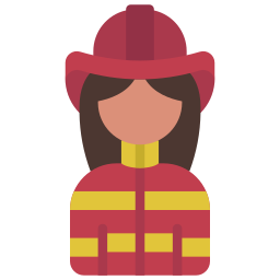 Firewoman icon