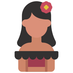 Mexican woman icon