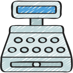 Cash register icon