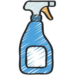 Cleaning liquid icon