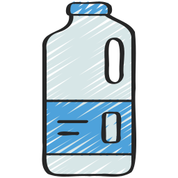 Milk bottle icon