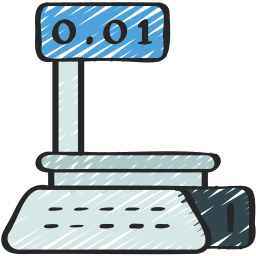 Weighing machine icon