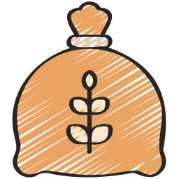 Wheat sack icon