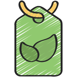 Eco tag icon