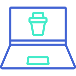 Trash bin icon