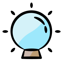 Crystal ball icon