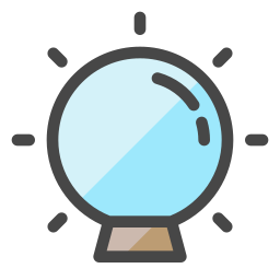 Crystal ball icon