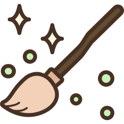 Witch broom icon