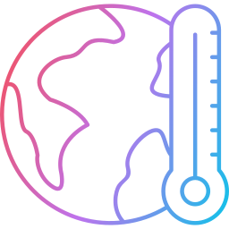 opwarming van de aarde icoon