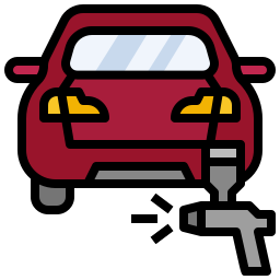 Car painting icon