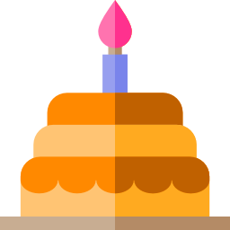 Birthday cake icon