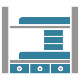 Łóżko piętrowe ikona
