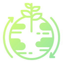 Green earth icon